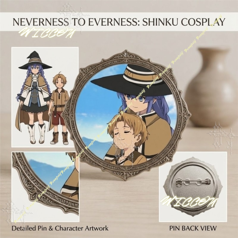 ​ ​ Anime Mushoku Tensei İşsiz - Pin Button Badge incelemesi ve fiyatı
