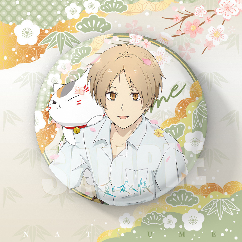 Anime Natsume Yuujinchou Yeni  - Pin Button Badge incelemesi ve fiyatı