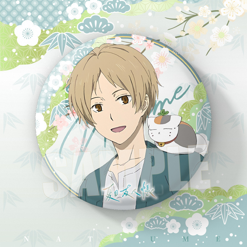 Anime Natsume Yuujinchou Yeni  - Pin Button Badge incelemesi ve fiyatı